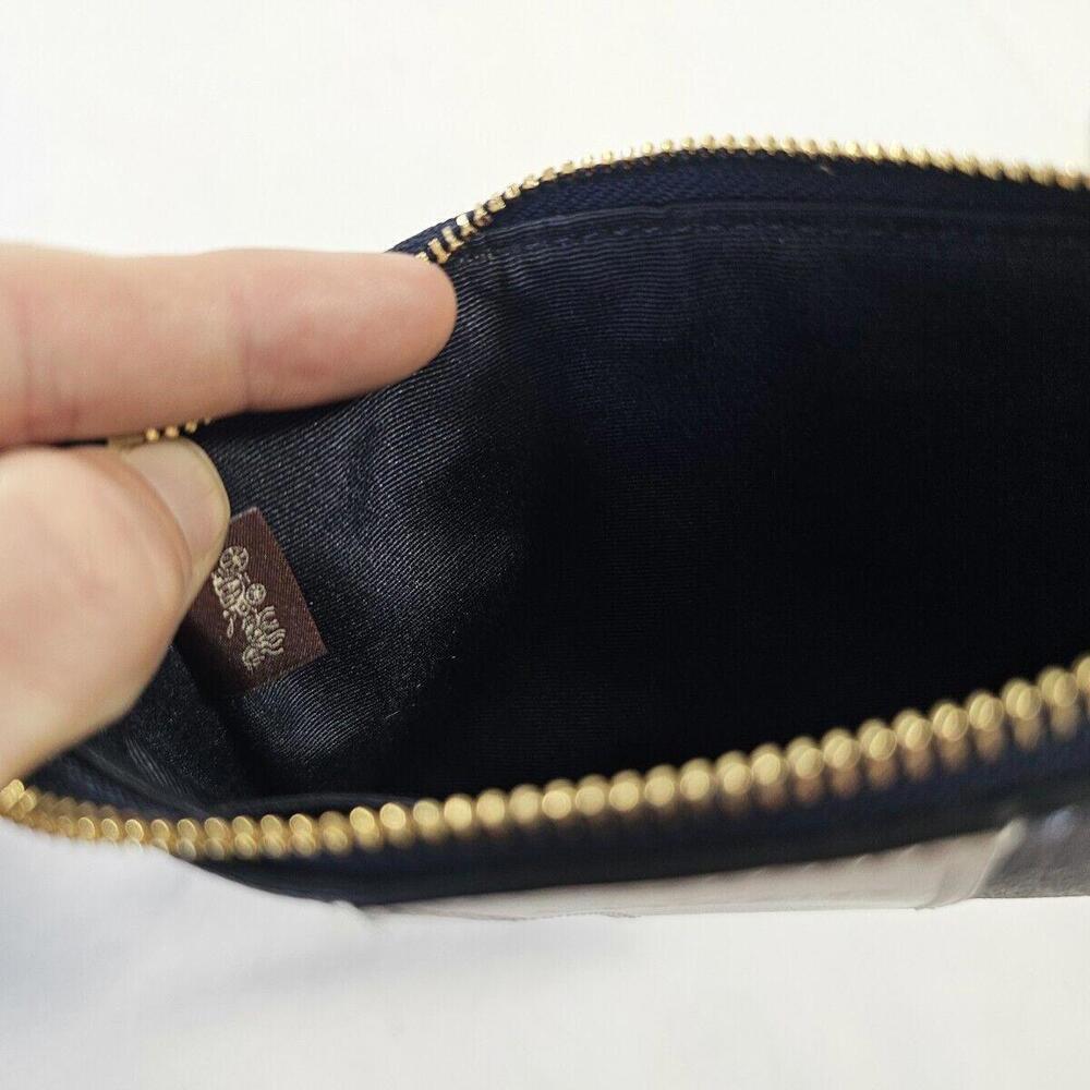 Coach Zip Denim Color Wristlet Wallet. Travel Vacation Night Out Bag - Picture 3 of 7